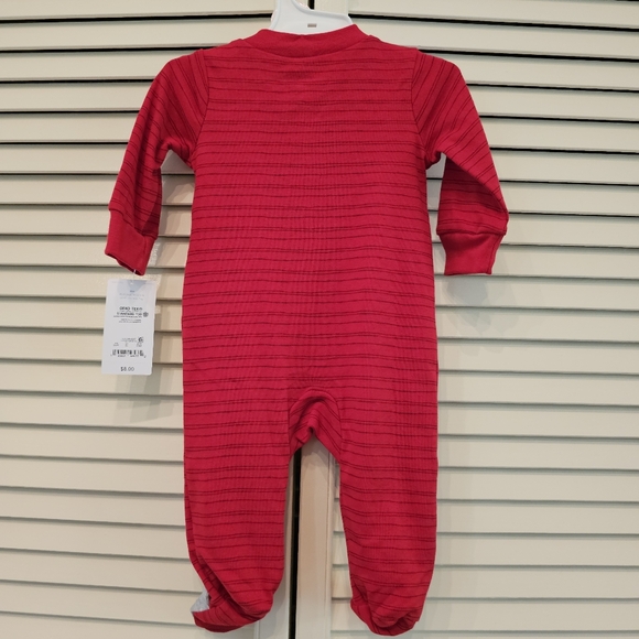 NWT just one you by Carter's One Piece Footed Long Sleeve "Loved" - Picture 4 of 5